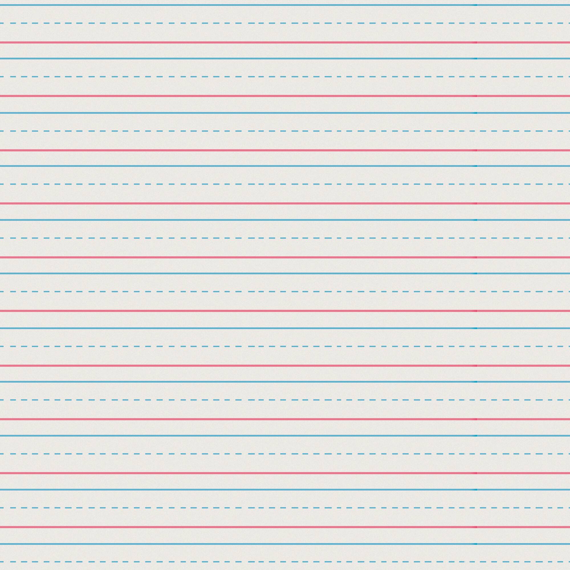 Pacon® 8.5" x 11" Skip-A-Line Short Ruled Newsprint Handwriting Paper, 3 Packs of 500 Sheets